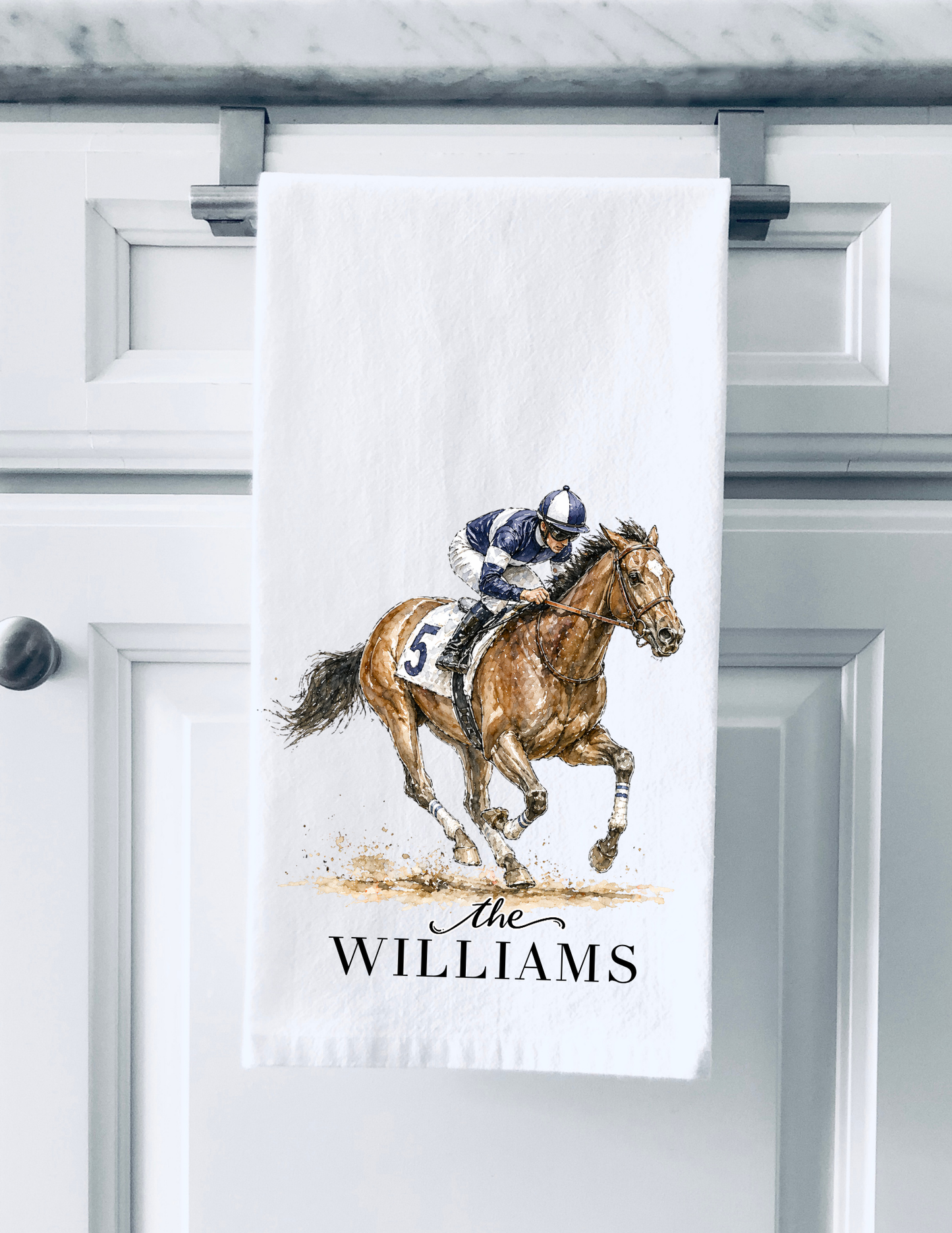 Race Horse Personalized Towel