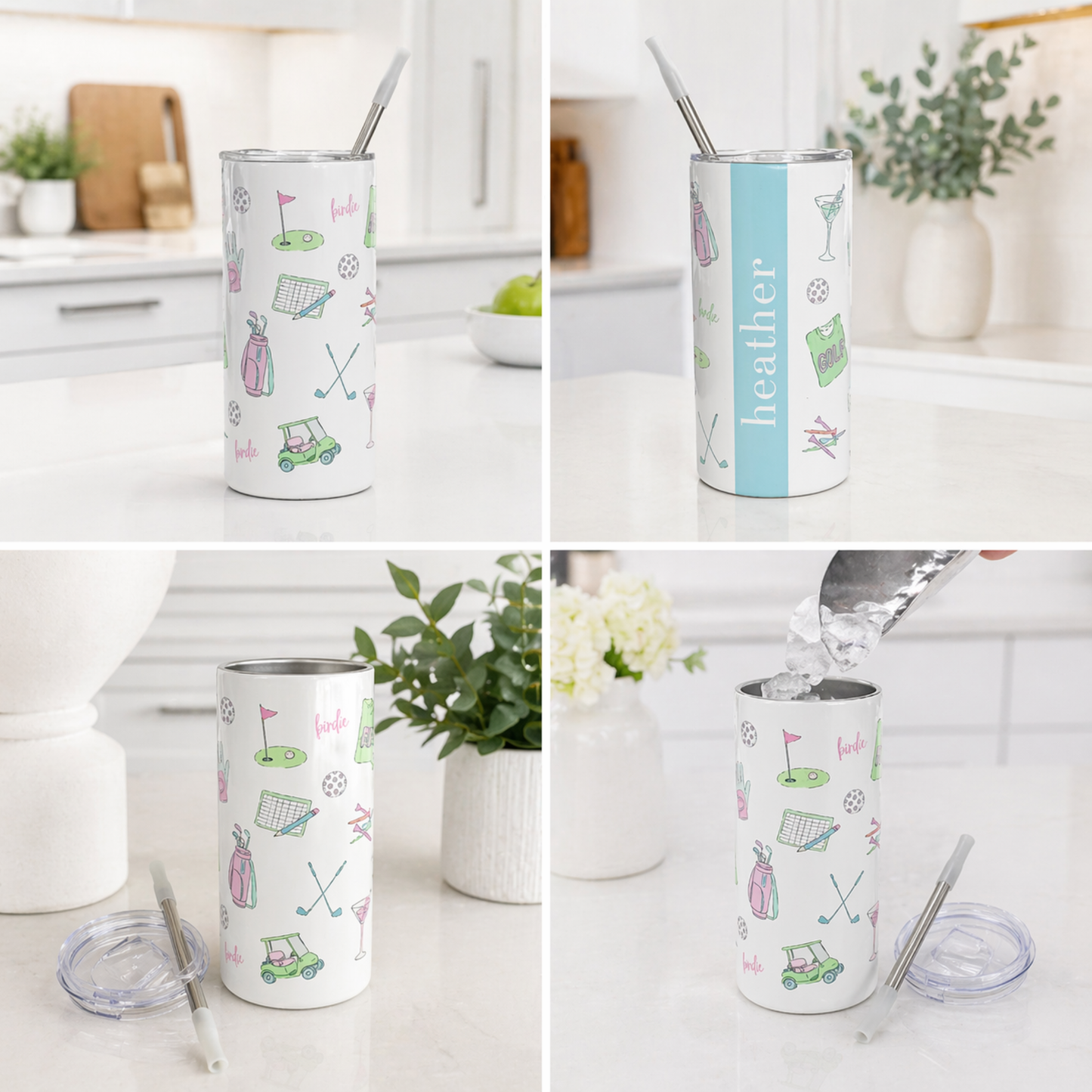 BIRDIE JUICE PERSONALIZED 12OZ TUMBLER