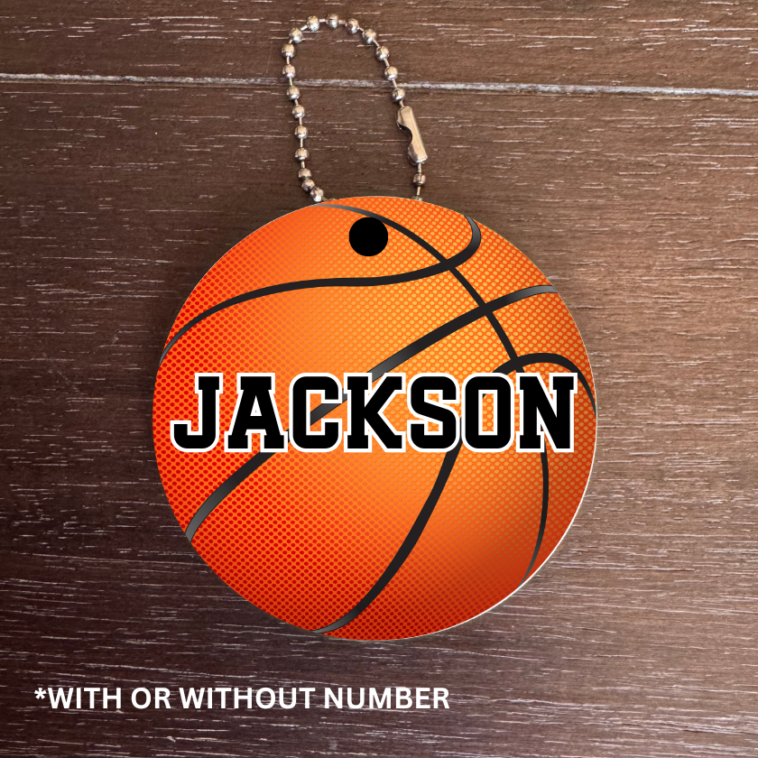 Basketball Bag Tag