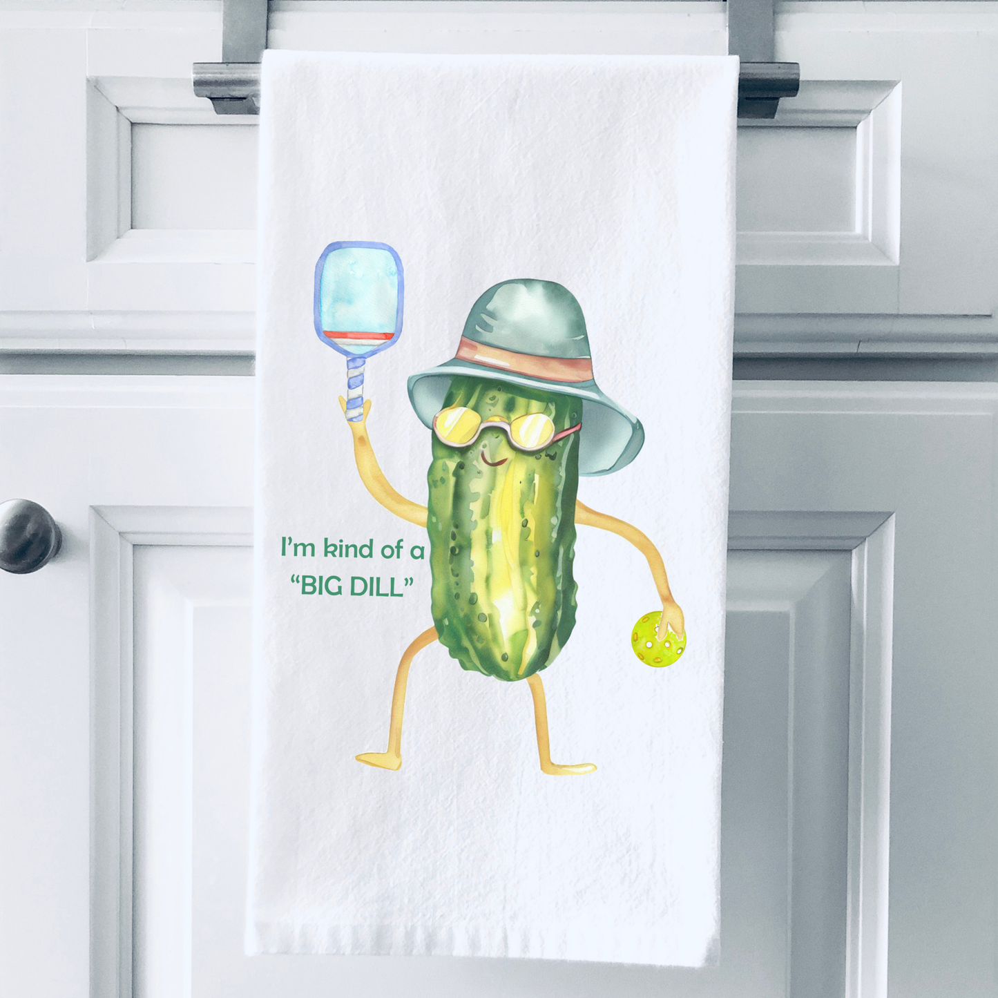 Big Dill Pickleball Decorative Towel
