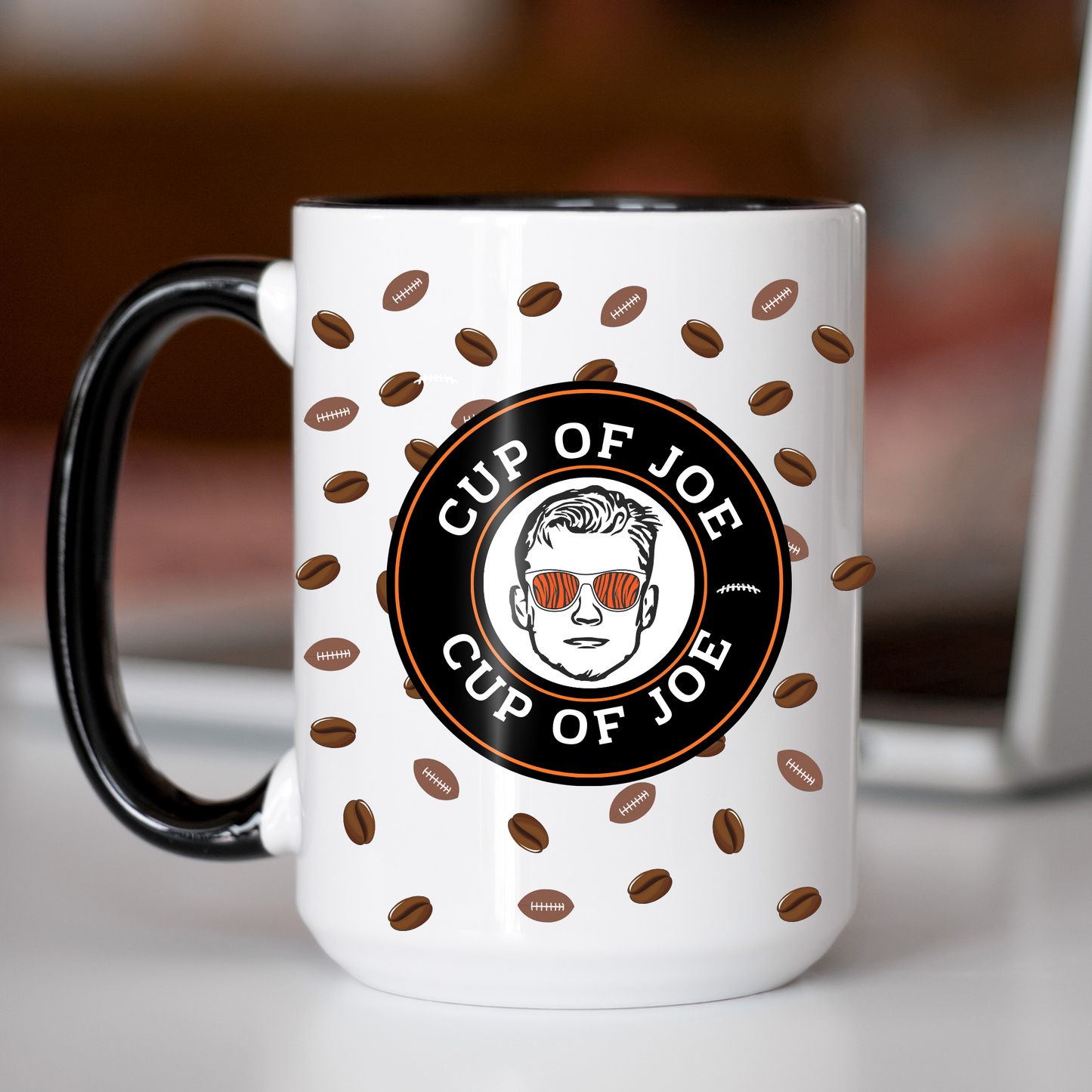 Cup of Joe Footballs & Coffee Beans