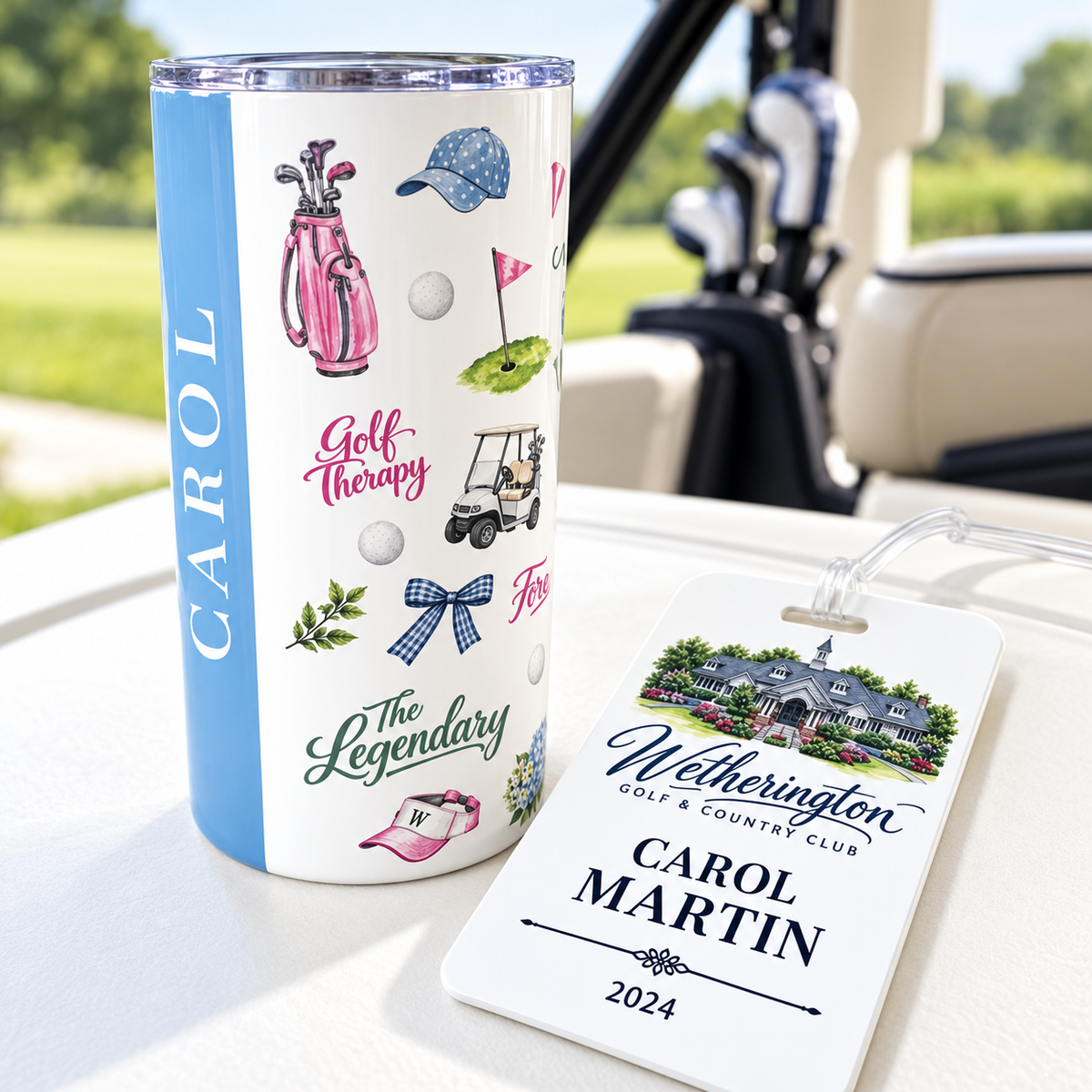 WGCC Ladies League Tumbler & Tag