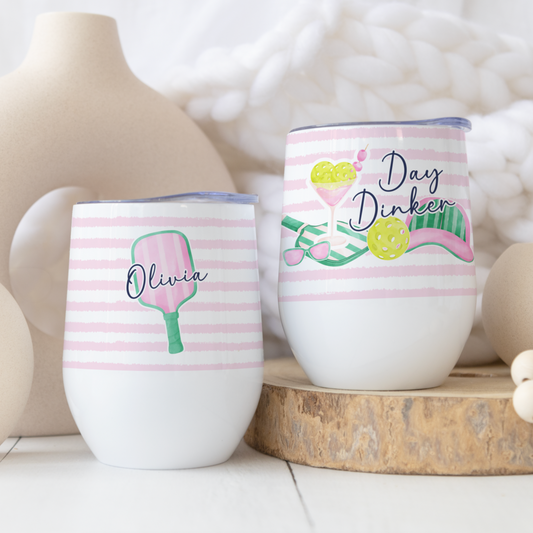 DAY DINKER TRAVEL TUMBLER (PERSONALIZED)