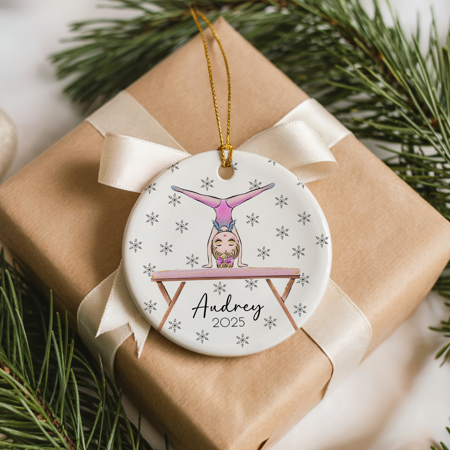 Gymnastics Personalized Ornament