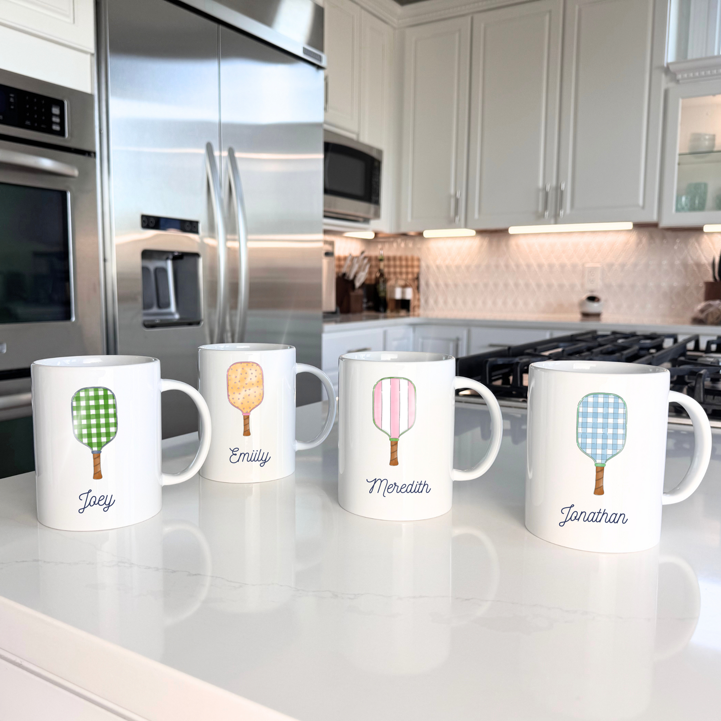 Blue Paddle Pickleball Mug