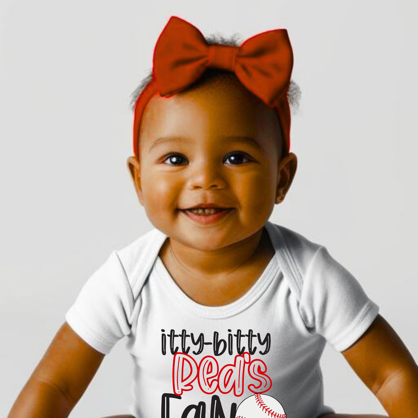 Itty Bitty Reds Fan Onesie