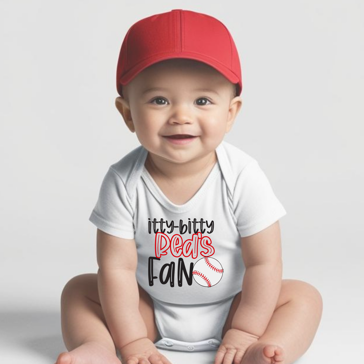 Itty Bitty Reds Fan Onesie