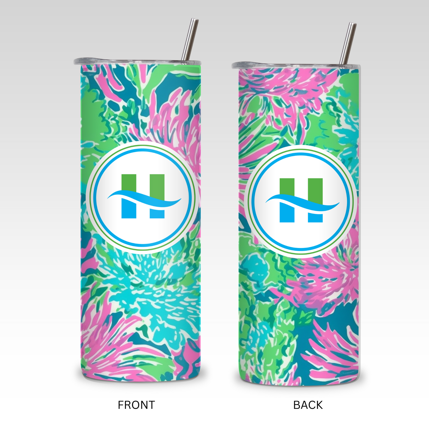 Lilly Floral Hy-Crest Tumbler