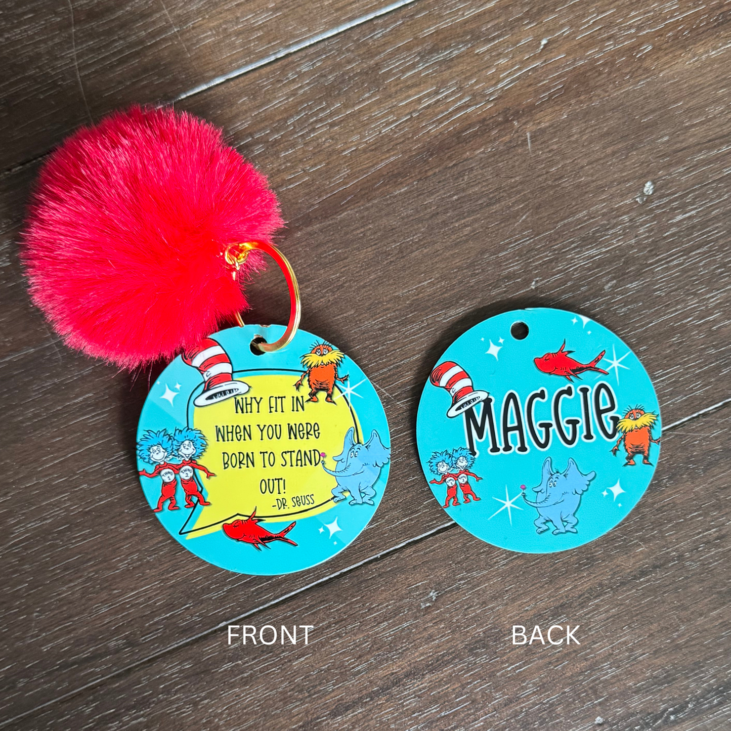 Why Fit In When You Were Born to Stand Out Bag Tag