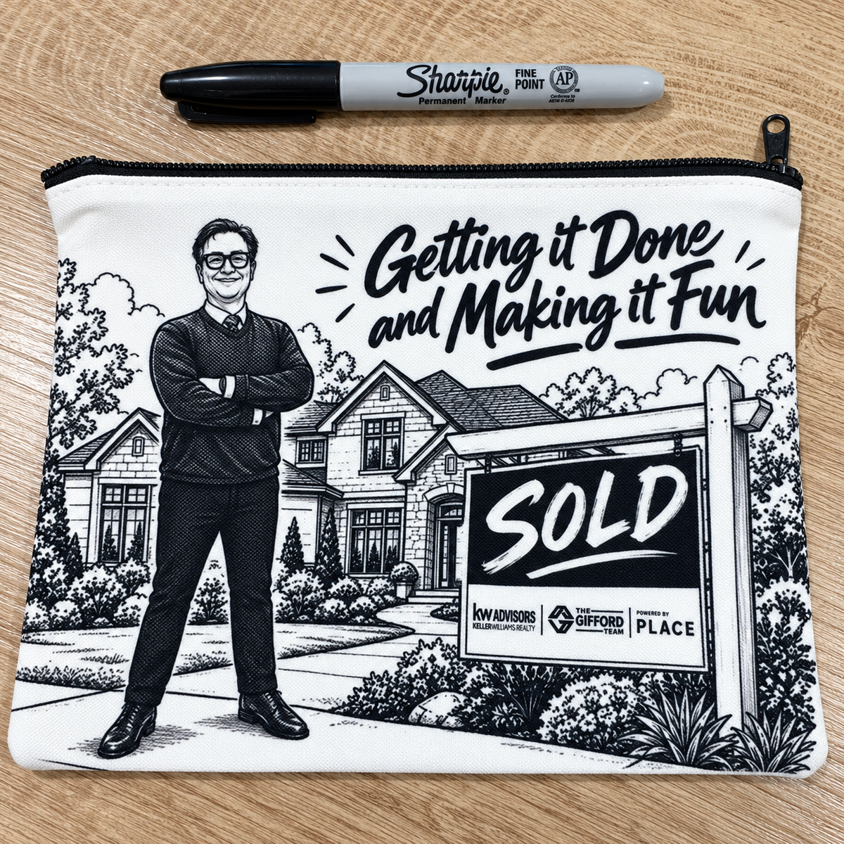 GIFFORD TEAM ZIPPER POUCH