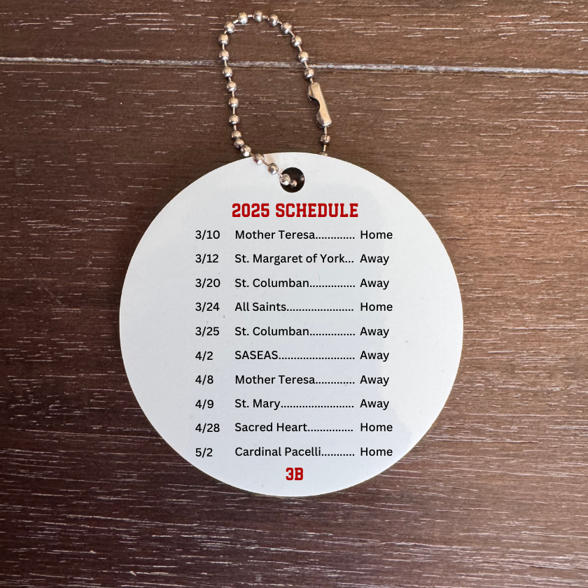 Boys Volleyball Bag Tag