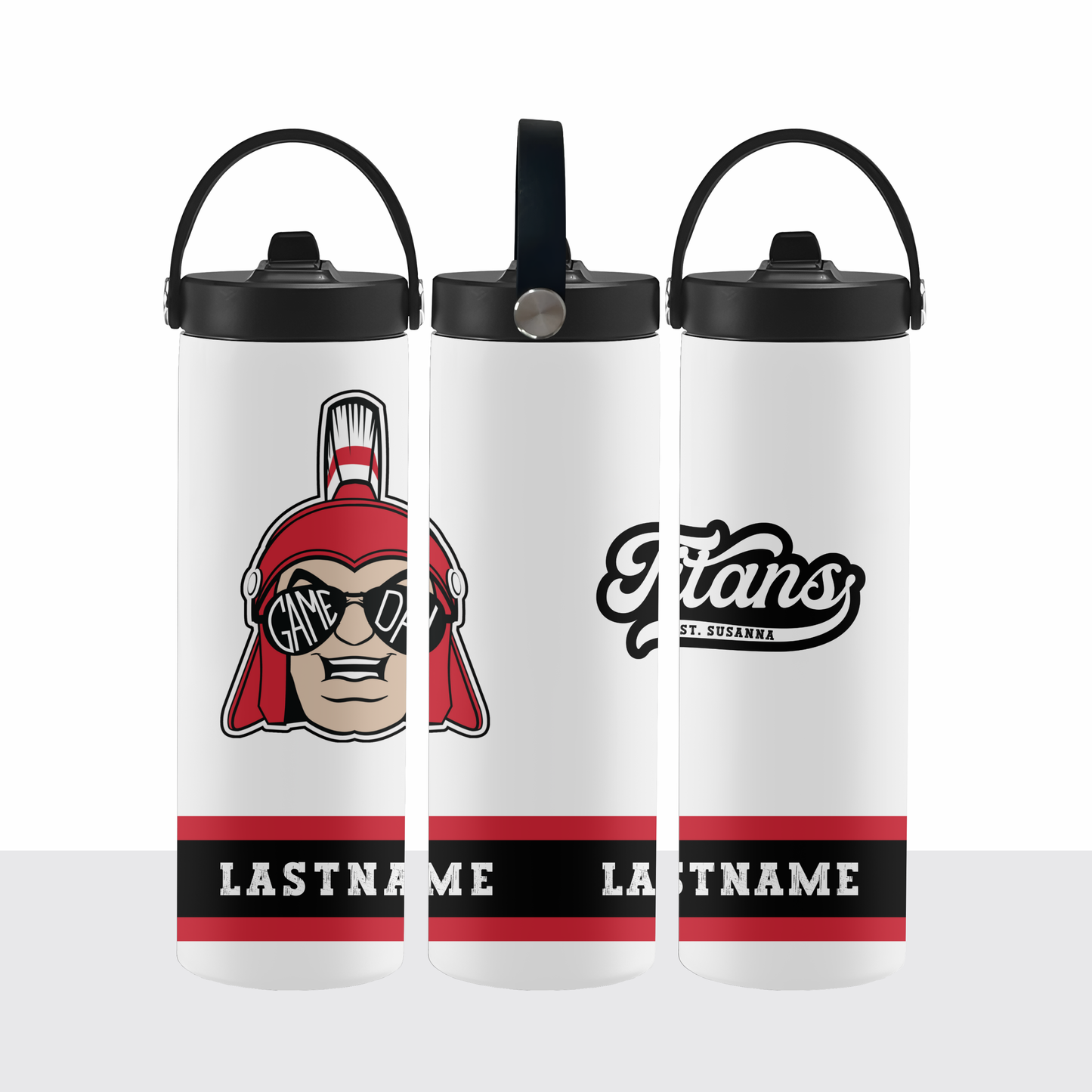 TITAN NATION—PERSONALIZED—Water Bottle