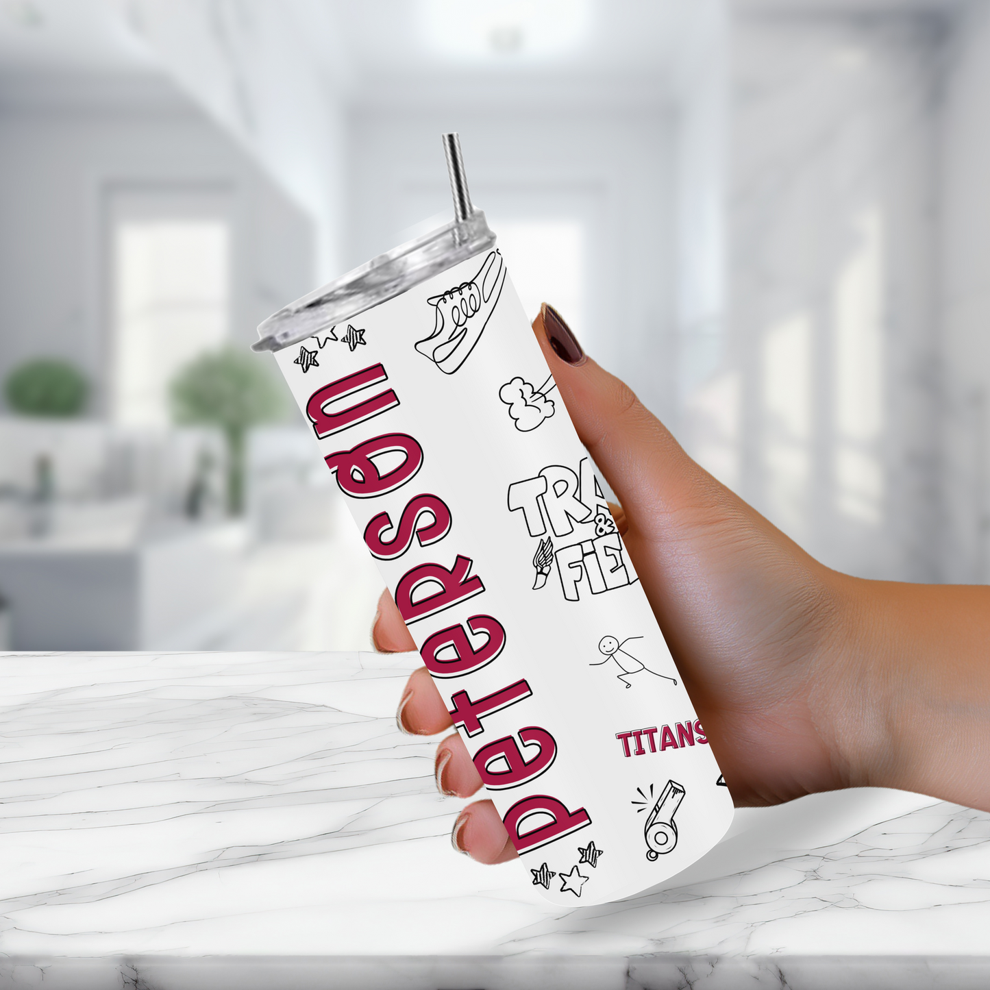 TRACK—PERSONALIZED—Titan "Doodle" Tumbler