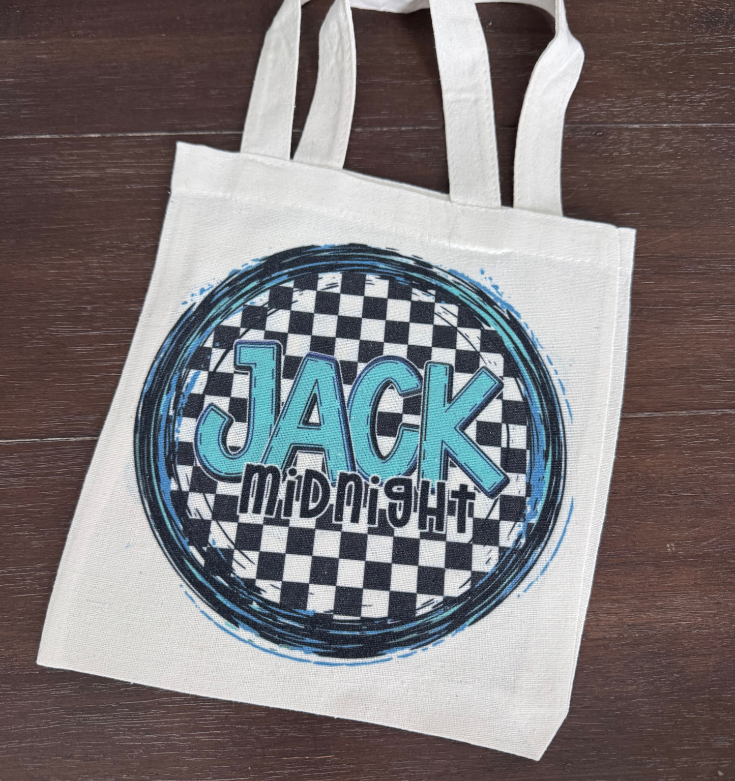Personalized Small Valentine Tote - Blue