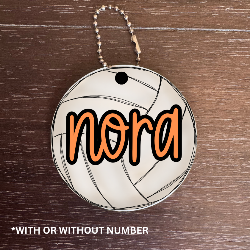 Volleyball Bag Tag