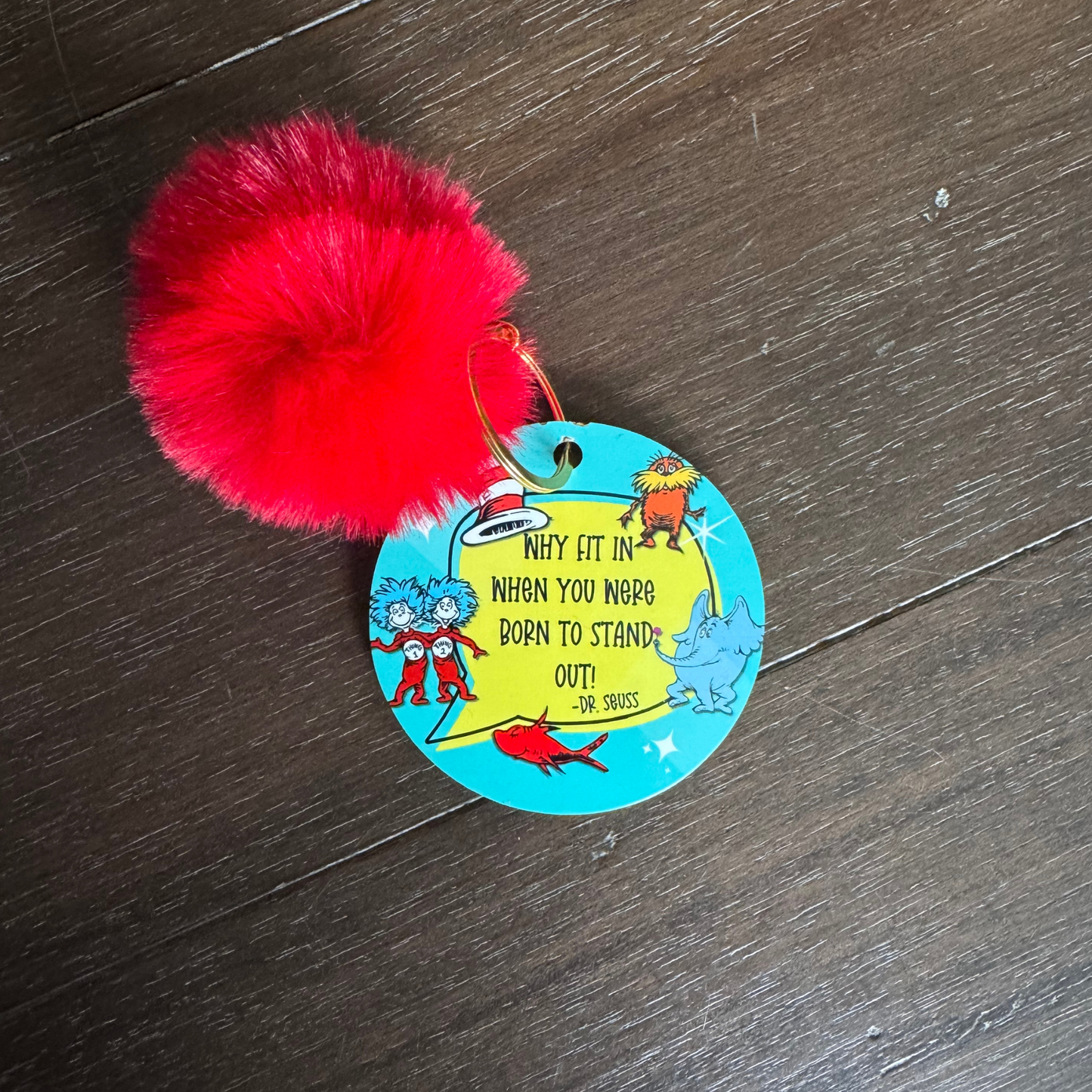 Why Fit In When You Were Born to Stand Out Bag Tag