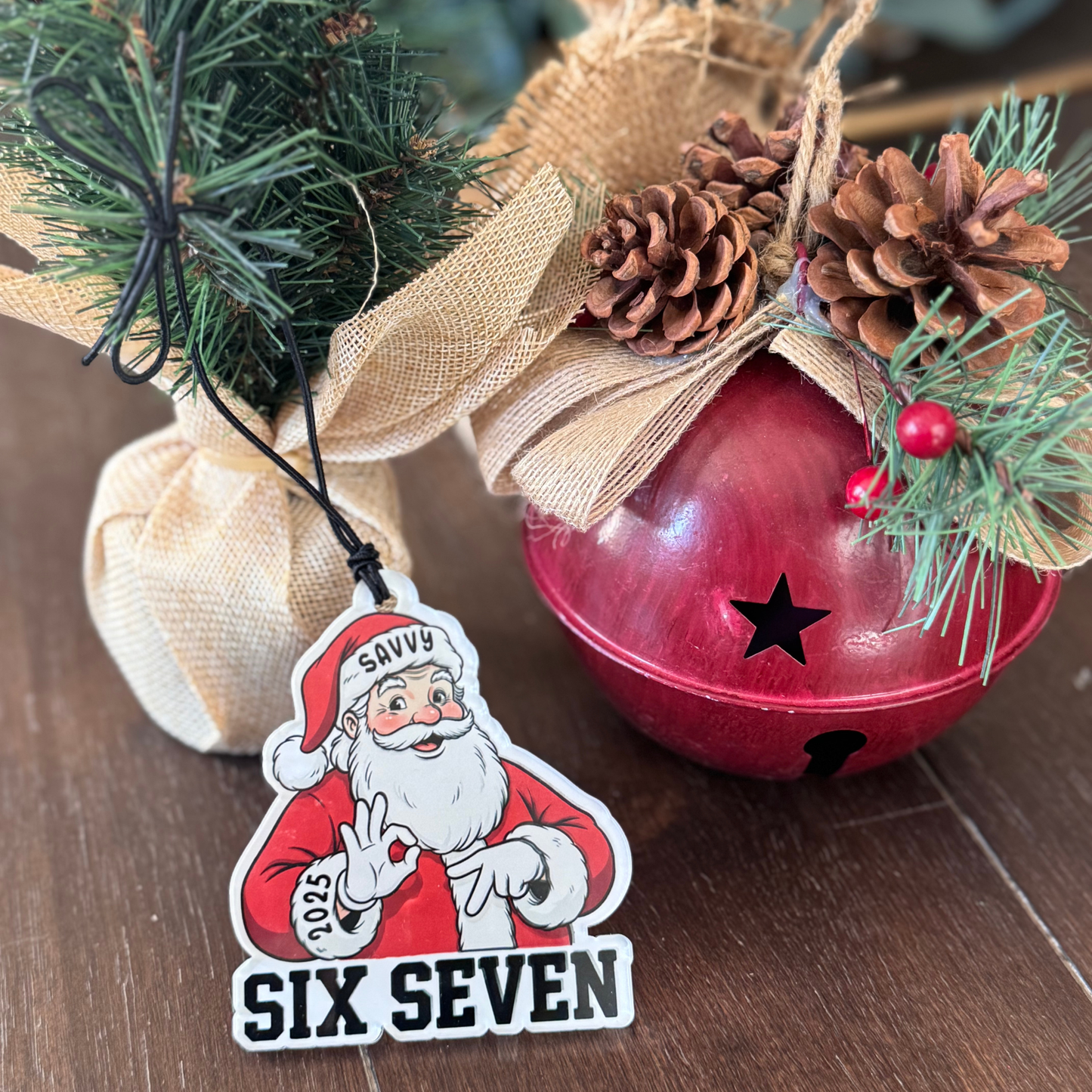 LIMITED EDITION: 6-7 SANTA ORNAMENT