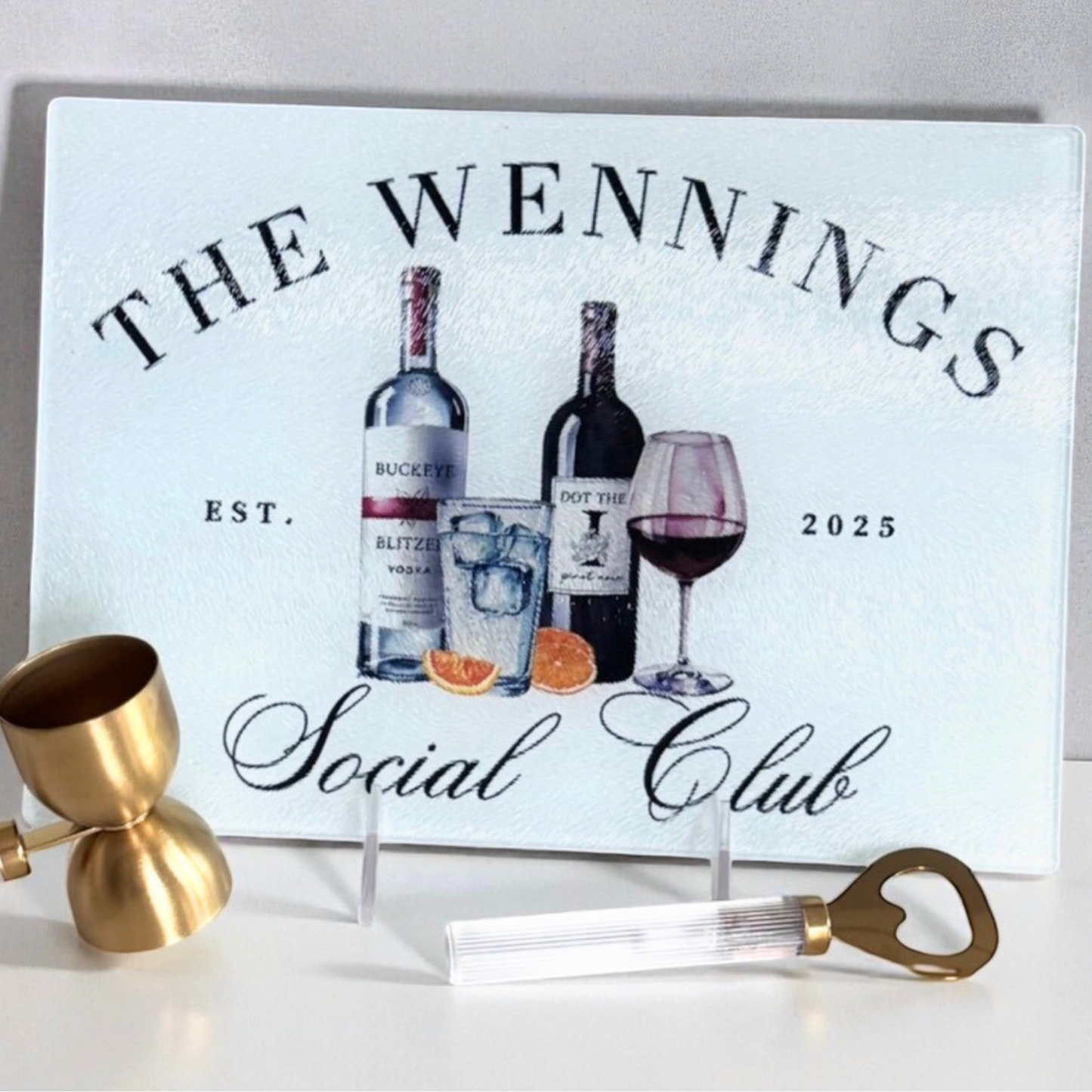 Custom Designed - Glassique Display Board