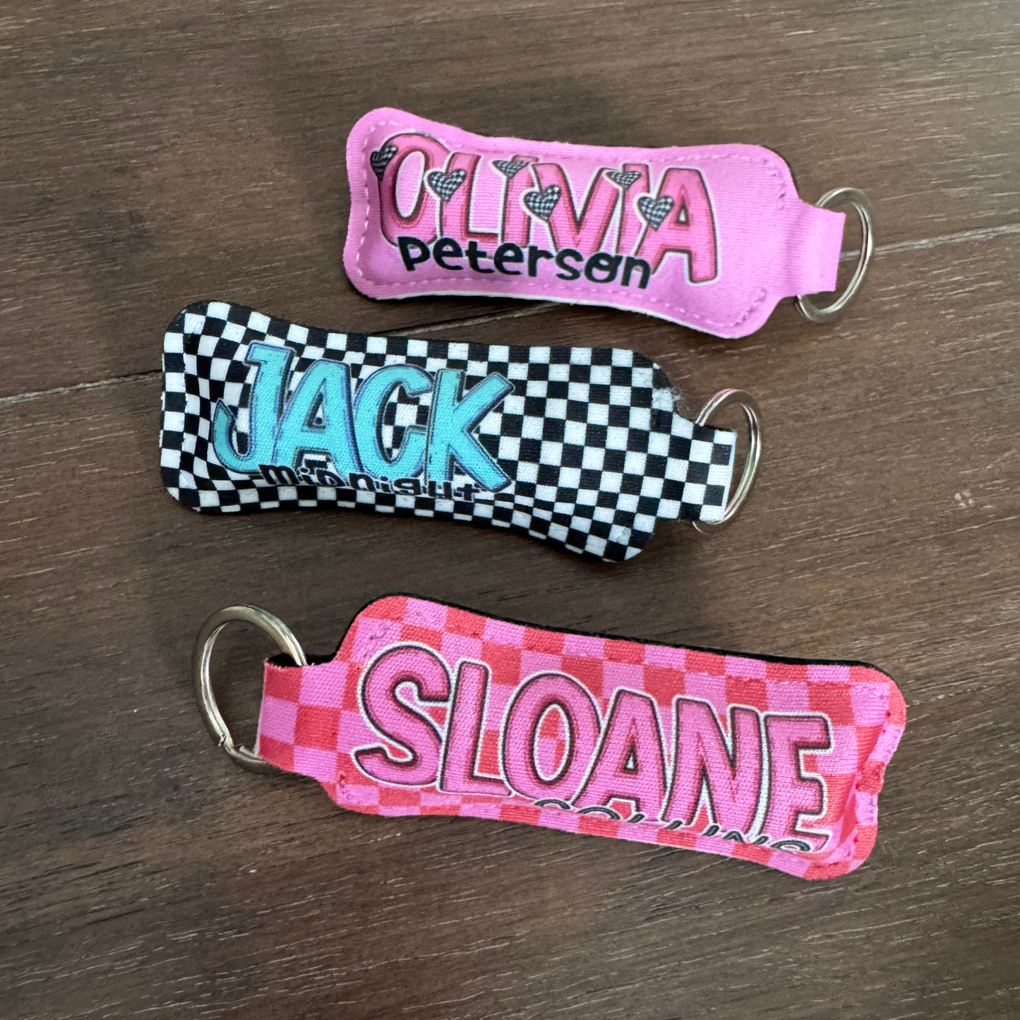 Personalized Chapstick Holders