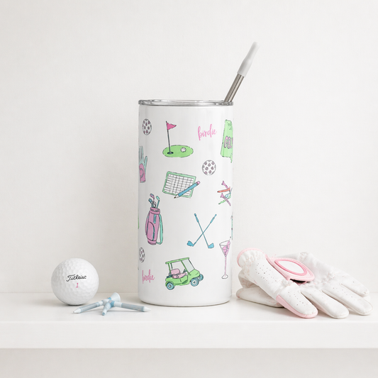 BIRDIE JUICE PERSONALIZED 12OZ TUMBLER
