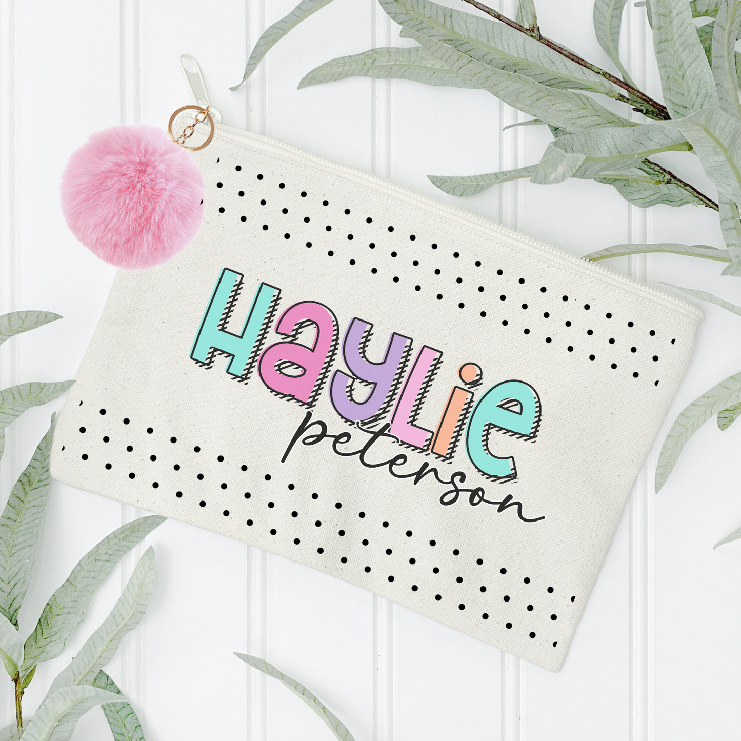 PERSONALIZED ZIPPER POUCH