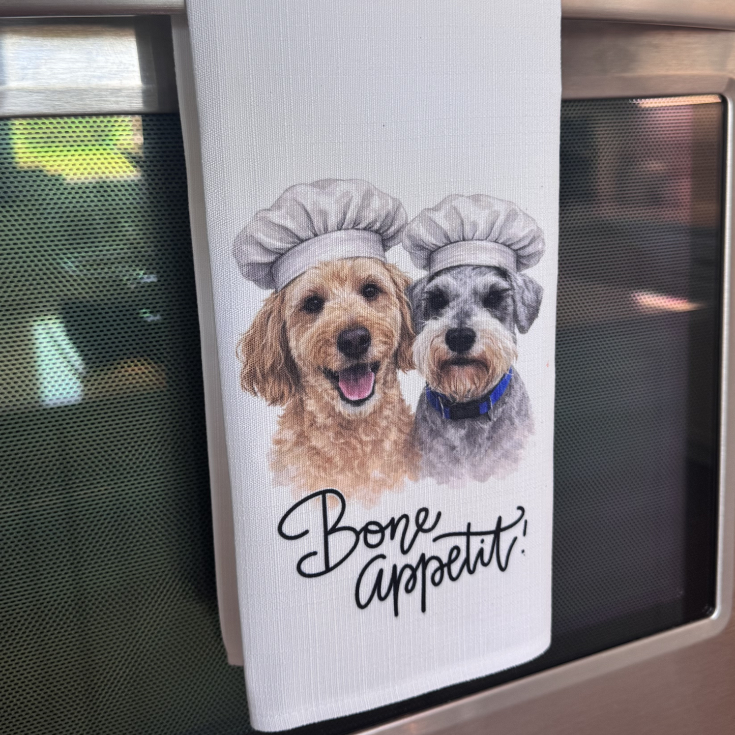"Bone" Appetit - Personalized Dog Towels