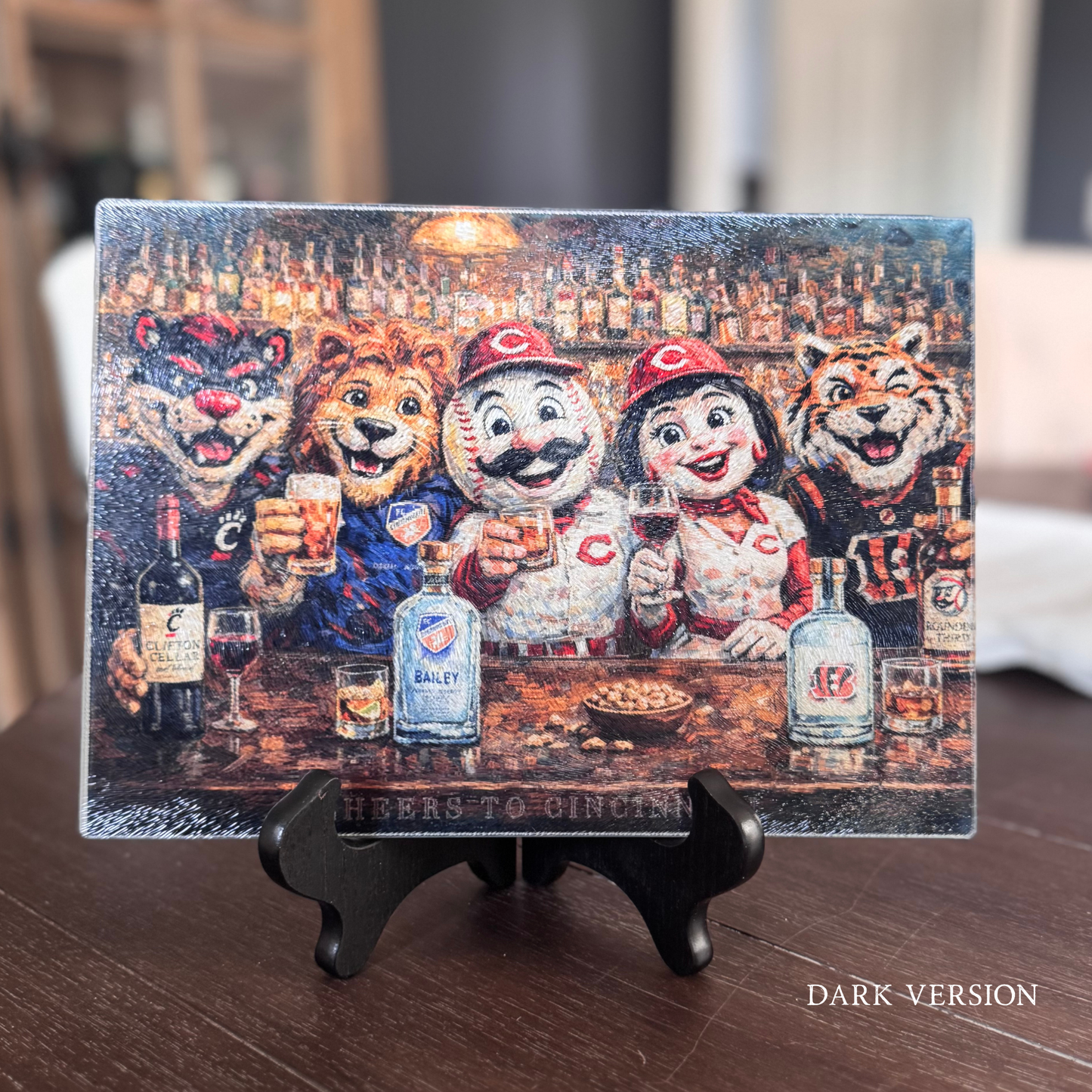 Cincinnati's Finest Social Club Glassique Board