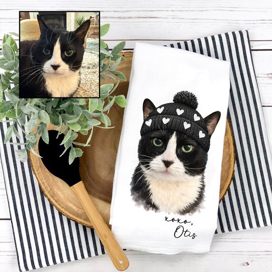 XOXO, Your Kitty Decorative Towel