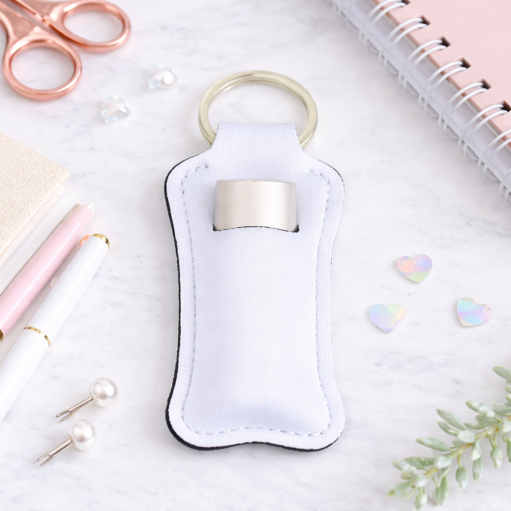 Chapstick Holder Keychain