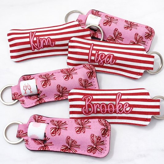 CHAPSTICK HOLDER KEYCHAINS