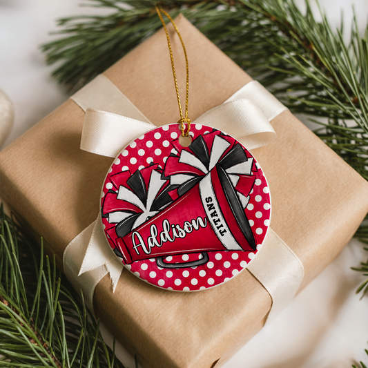 Cheer Megaphone Ornament