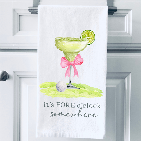 FORE O'CLOCK SOMEWHERE MARGARITA TOWEL