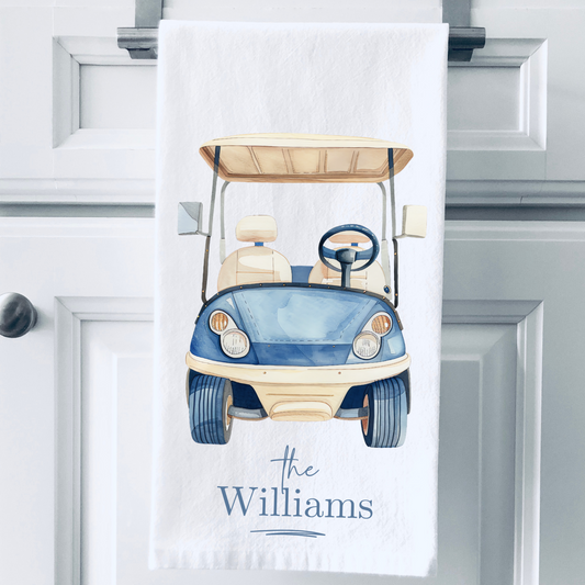 PERSONALIZED GOLF CART TOWEL
