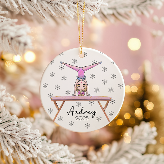 Gymnastics Personalized Ornament