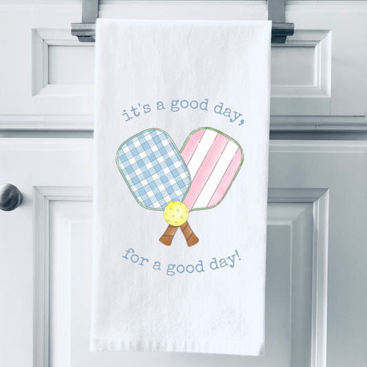 Good Day Pickleball Decorative Towel