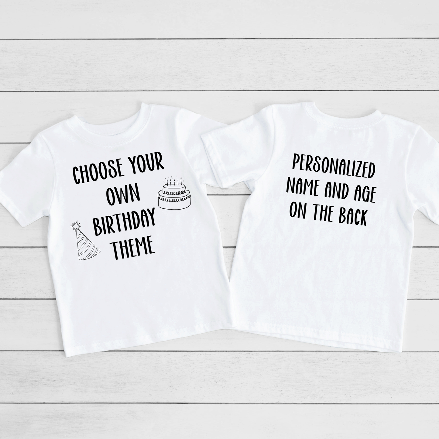 CUSTOM BIRTHDAY SHIRTS - Youth
