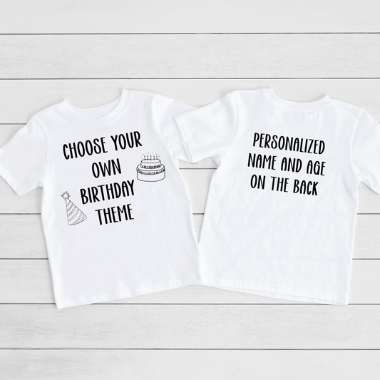 CUSTOM BIRTHDAY SHIRTS - Youth