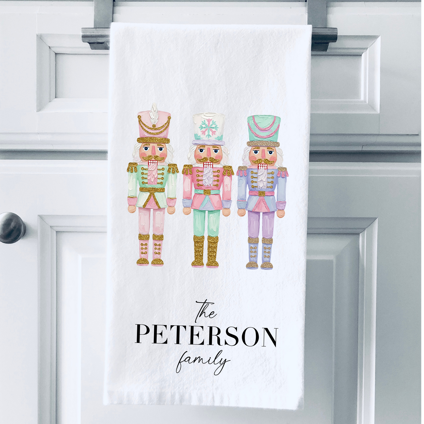 Nutcracker Family Name Towel