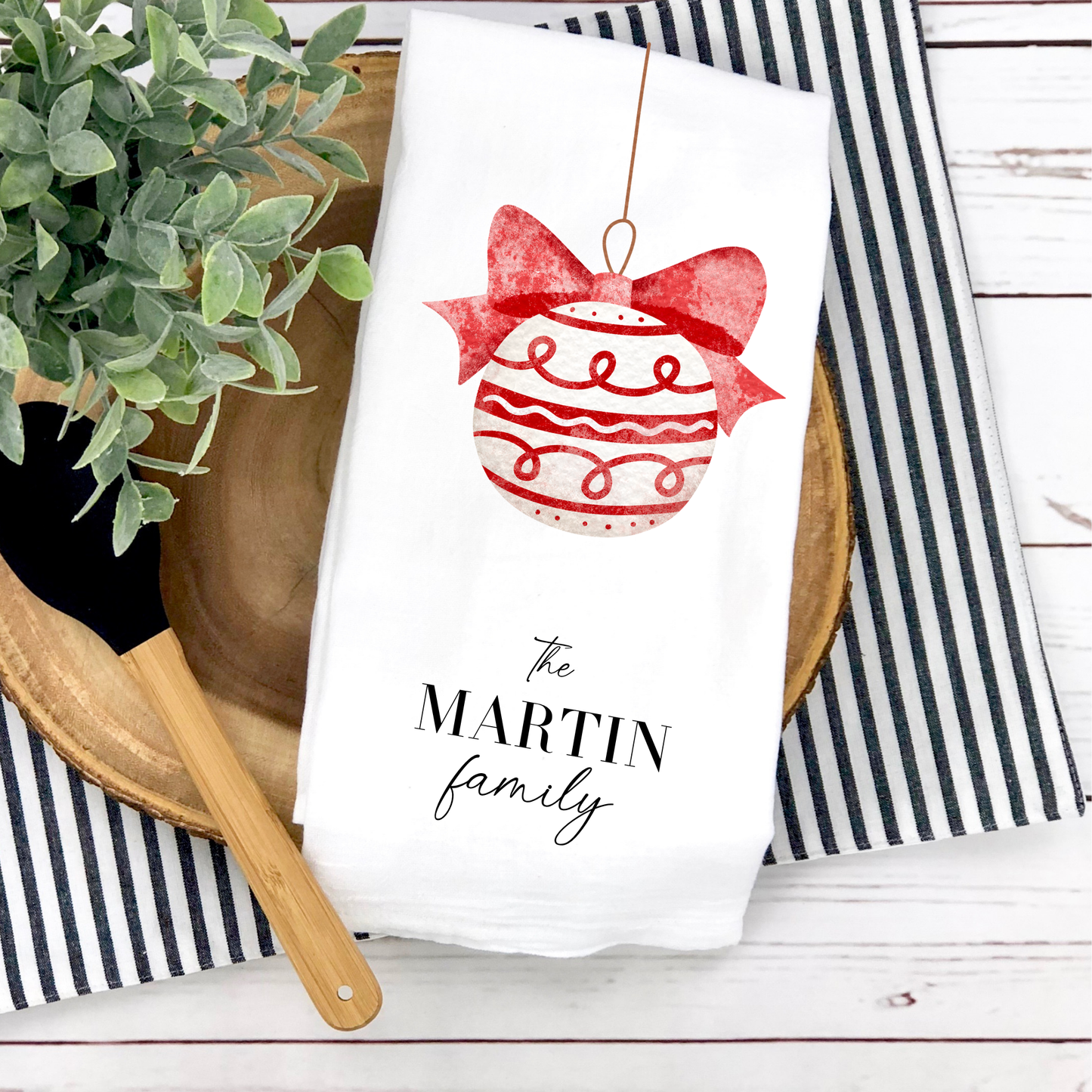 Ornament Personalized Family Name