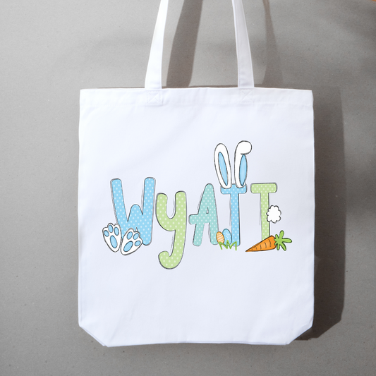 EASTER BAG: NAME BLUES & GREENS