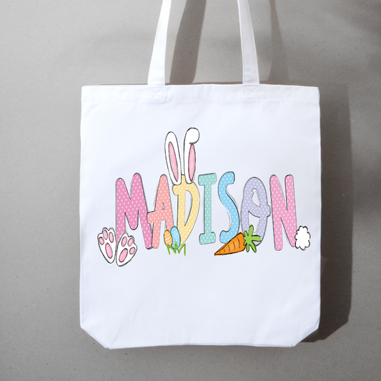 EASTER BAG: NAME BRIGHT SPRING COLORS
