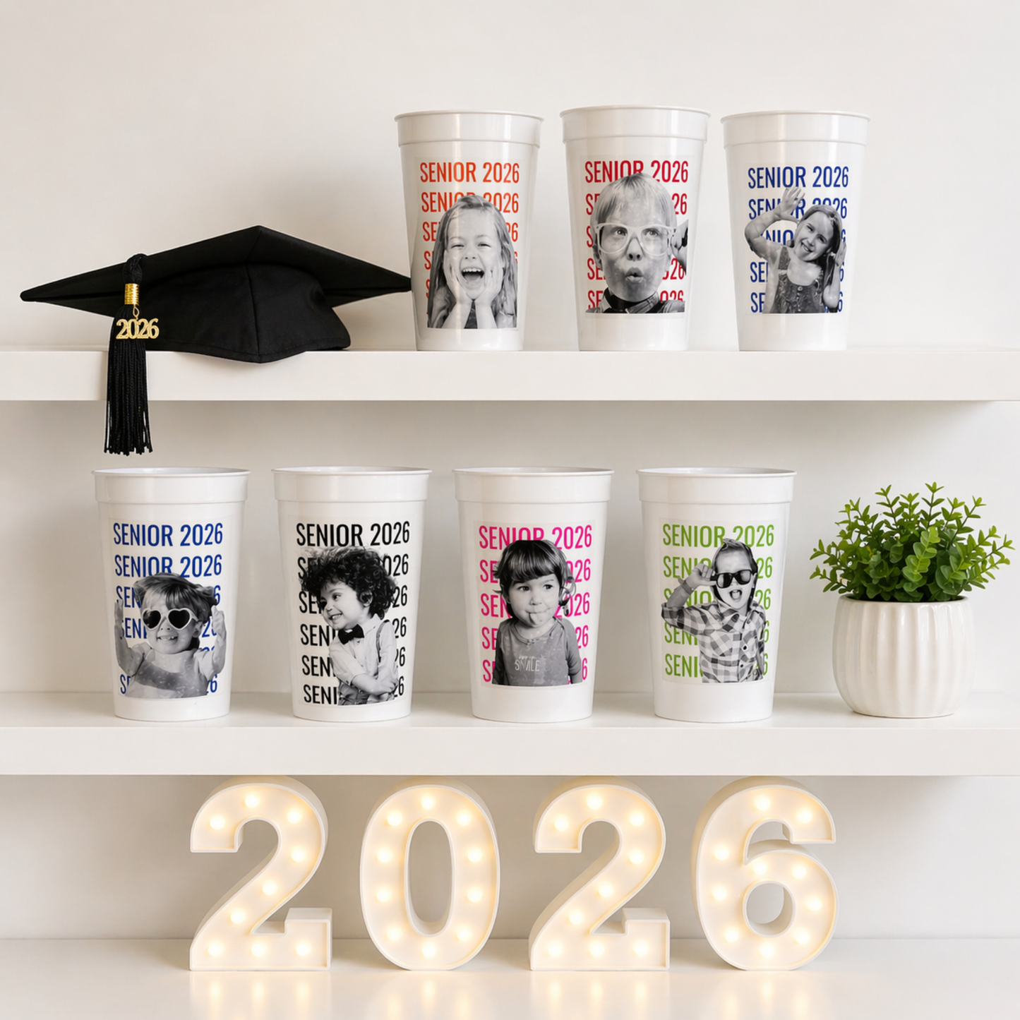 Graduation PartyPop Stickers  - 24 PACK