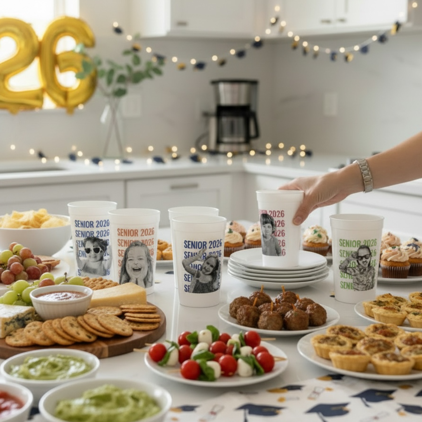 Graduation PartyPop Stickers  - 24 PACK