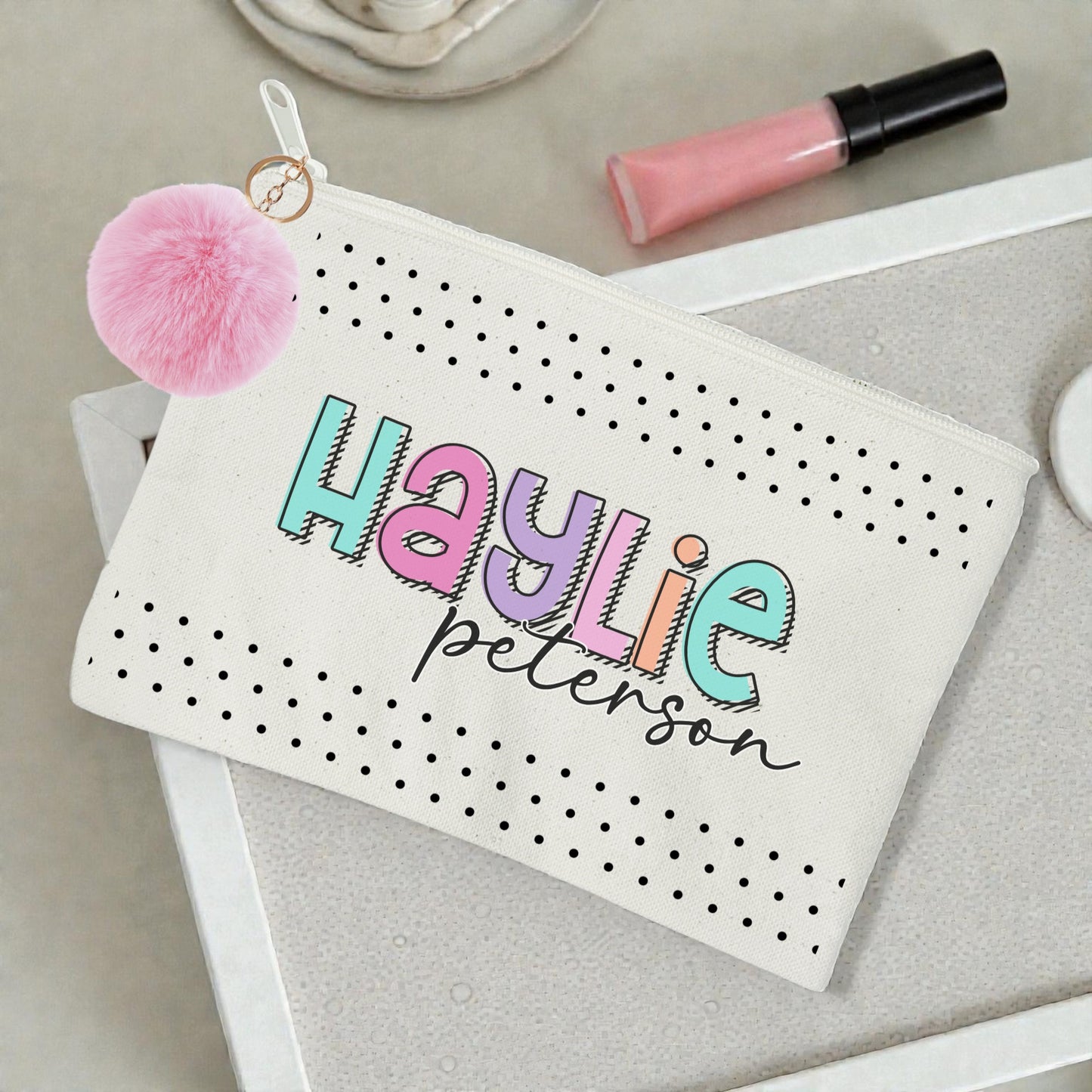 PERSONALIZED ZIPPER POUCH