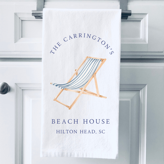 SIT BACK AND RELAX PERSONALIZED TOWEL
