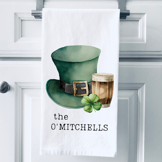 Luck of the Irish Personalized Towel