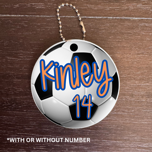 SOCCER BAG TAG