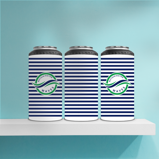 Striped Waves Koozie