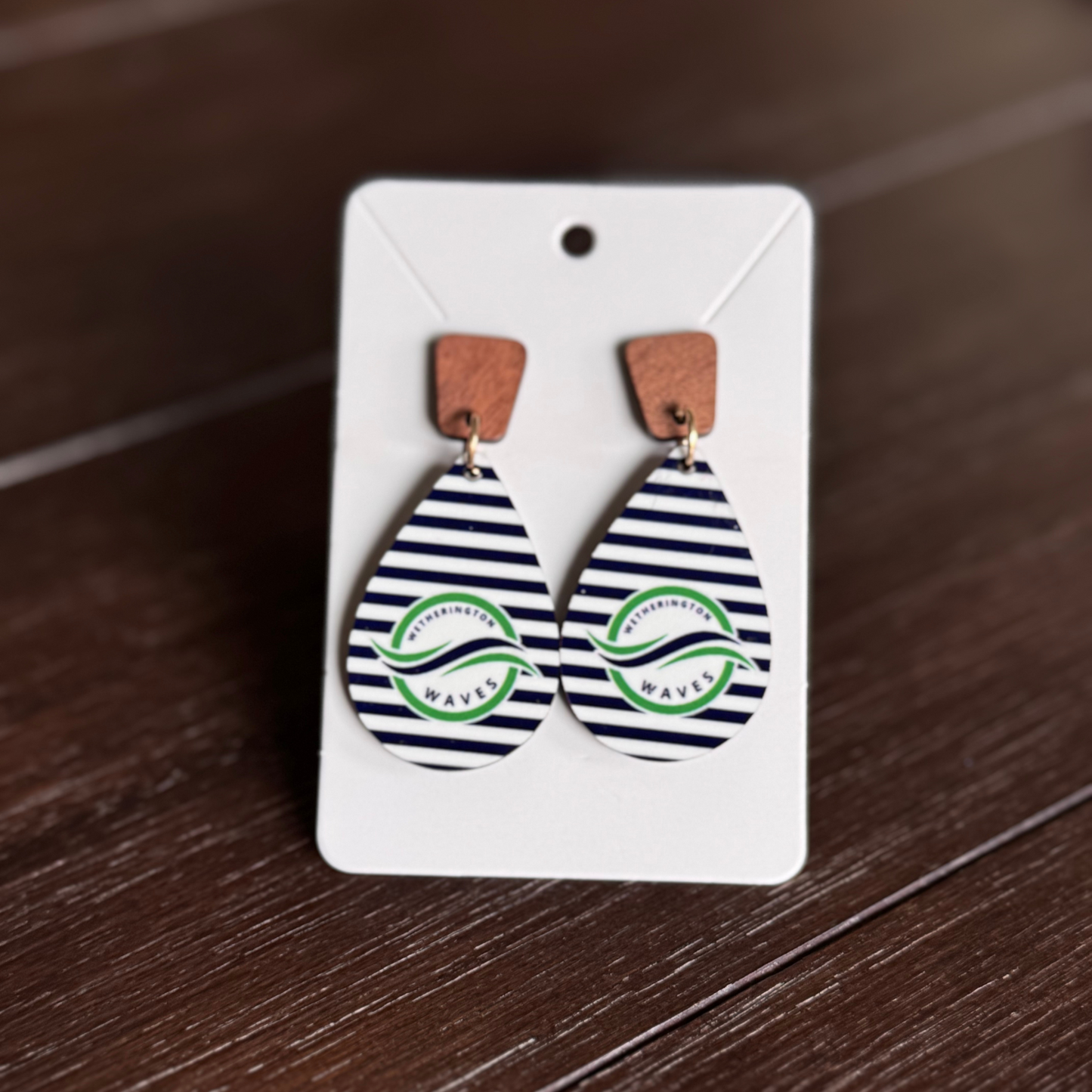 Striped Waves Earrings