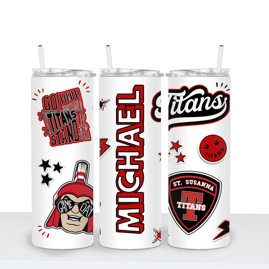 TITANS—PERSONALIZED—Titan "Spirit" Tumbler